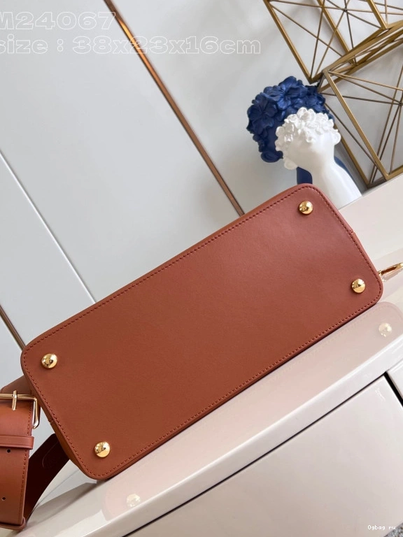 Souple-38*23*16CM VUITTON LOUIS GM Capucines 0712